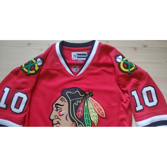Chicago Blackhawks Jersey #10 Patrick Sharp Reebok Womens Small Red Sewn Classic - Picture 3 of 7
